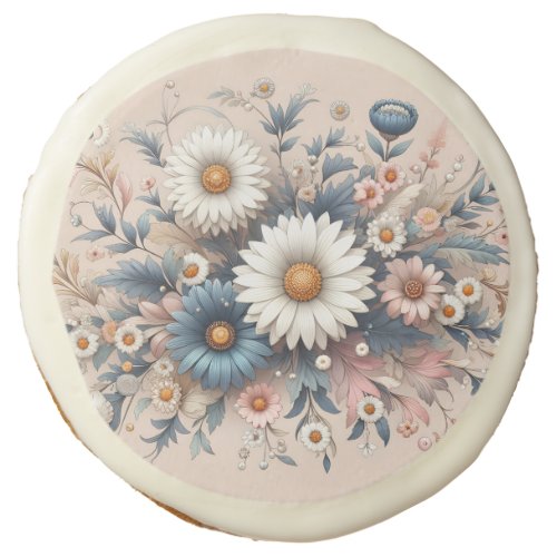 Transform Your Space with Elegant Daisy Floral Sugar Cookie