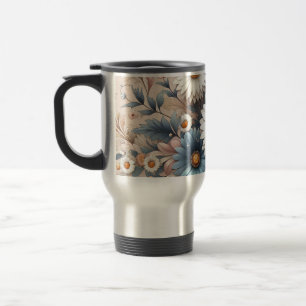 Transform Your Space with Elegant Daisy Floral Travel Mug