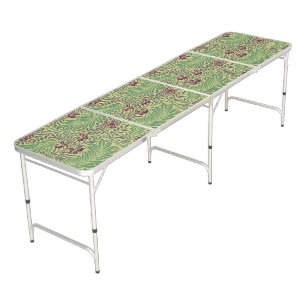 Transform Your Space with Seamless Floral Patterns Beer Pong Table