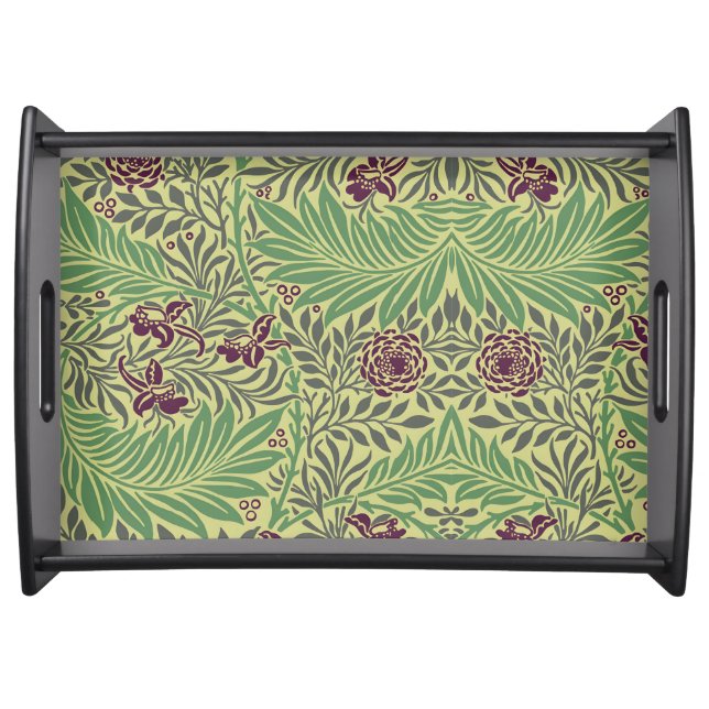 Transform Your Space with Seamless Floral Patterns Serving Tray (Front)