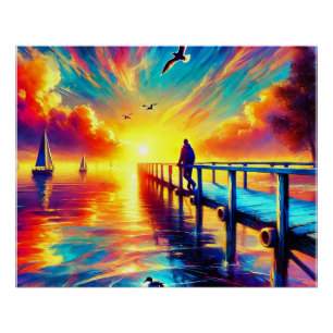 🌅 Transform Your Space with the Magic of Sunset Poster