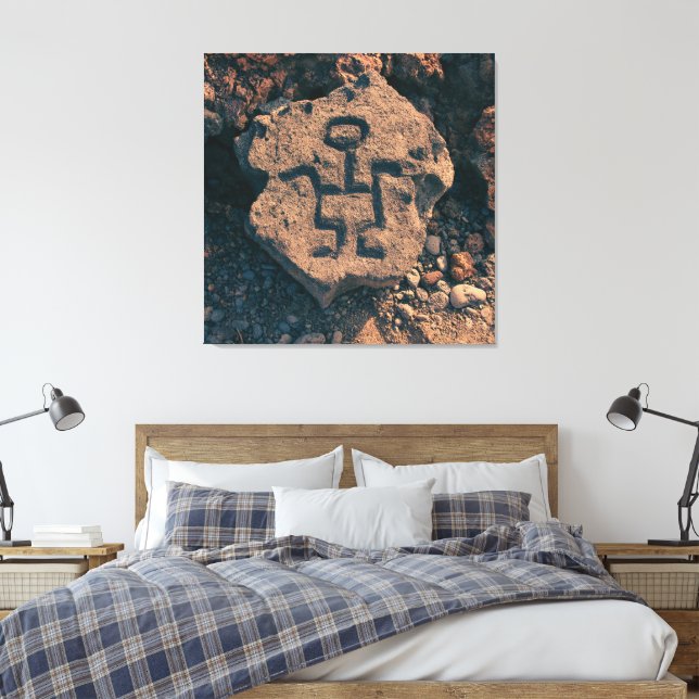 Transform Your Walls Into a Sacred Story Southwest Canvas Print (Insitu(Bedroom))