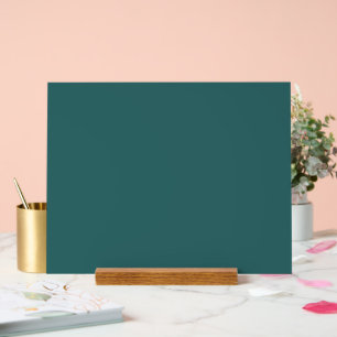 Transformative Teal Acrylic Sign