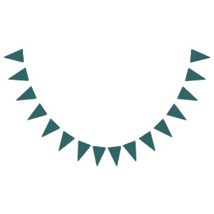 Transformative Teal Bunting Flags