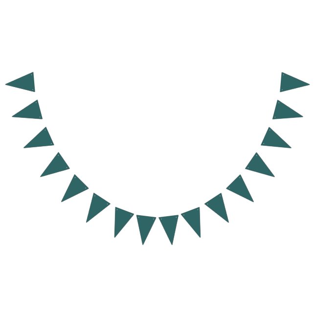 Transformative Teal  Bunting Flags (All)