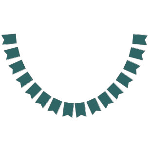 Transformative Teal Bunting Flags