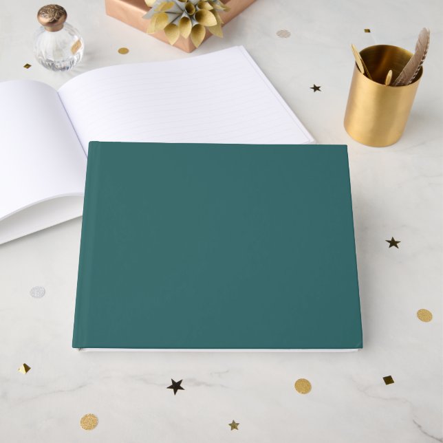 Transformative Teal  Guest Book (Front Open)