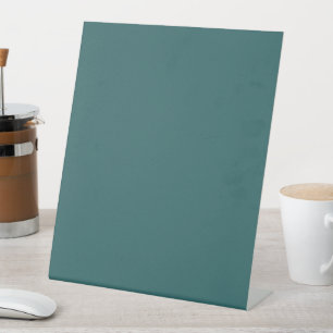 Transformative Teal Pedestal Sign