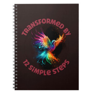 Transformed by 12 Simple Steps Notebook