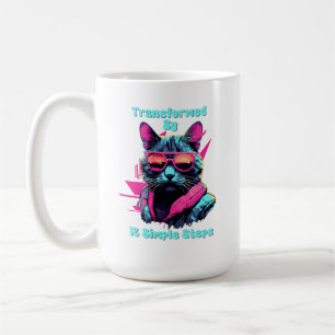 Transformed by 12 Simple Steps, recovery sobriety Coffee Mug
