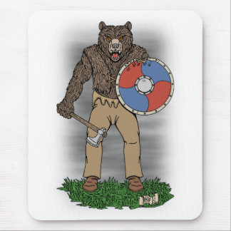 Transformed Viking Berserker or Werebear Mouse Pad