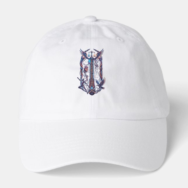 Transformer" Futuristic Cybernetic Graphic tshart Hat (Front)
