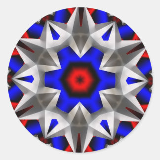 Transformer Star Classic Round Sticker