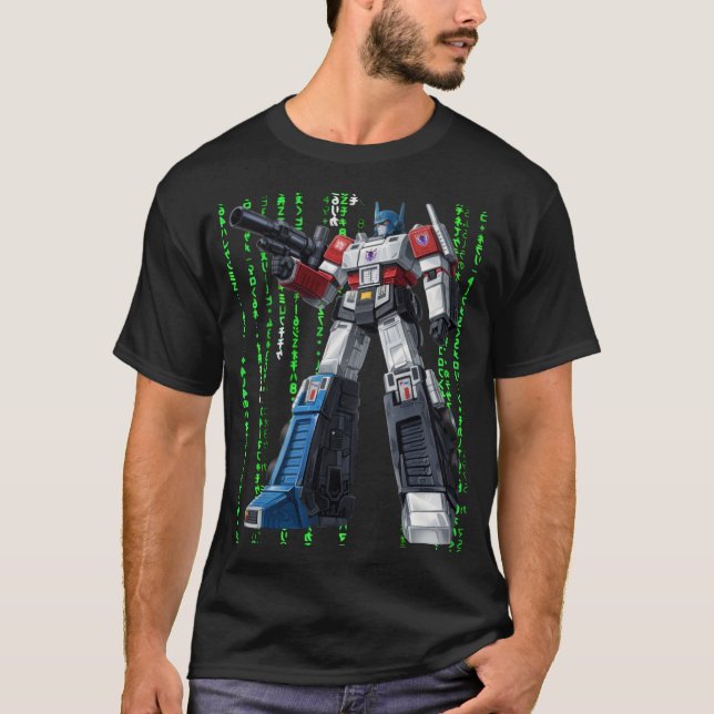Transformers 1x005 MATRIX BLACK BY SAMURAI FEUDAL  T-Shirt (Front)