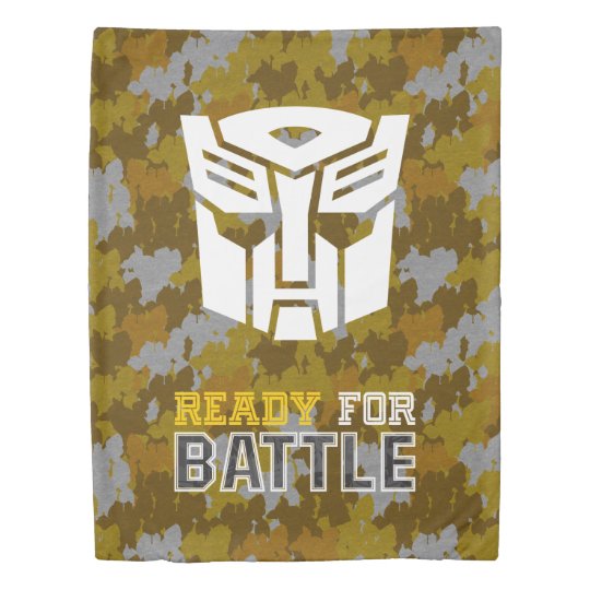 Transformers Autobot Ready For Battle Camo Duvet Cover Zazzle Com