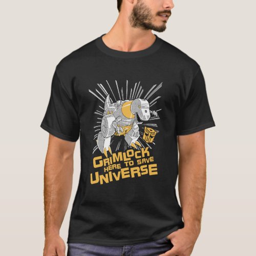Transformers Grimlock Here To Save Universe T_Shirt