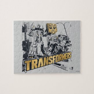 Transformers | Optimus Prime & Bumblebee Foil Jigsaw Puzzle