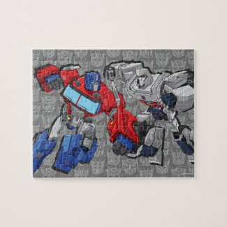 Transformers | Optimus Prime Fighting Megatron Jigsaw Puzzle