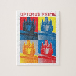 Transformers | Optimus Prime Pop Art Jigsaw Puzzle