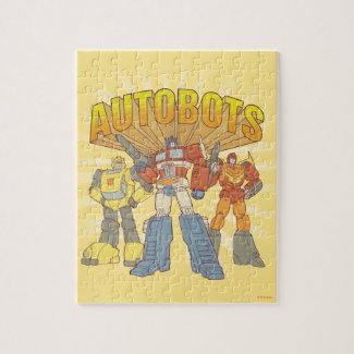 Transformers | Retro Autobots Group Graphic Jigsaw Puzzle