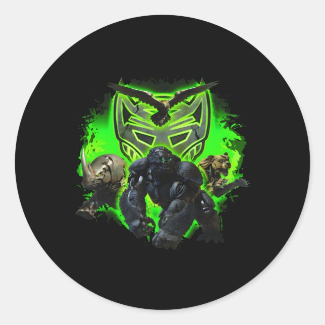 Transformers Rise Of The Beasts Maximals Classic Round Sticker (Front)