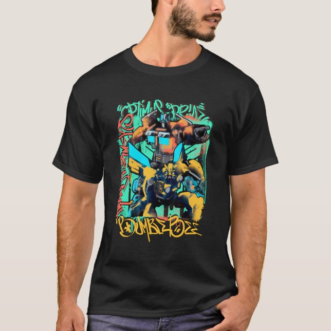 Transformers Rise Of The Beasts Optimus Bee Graffi T-Shirt (Front)