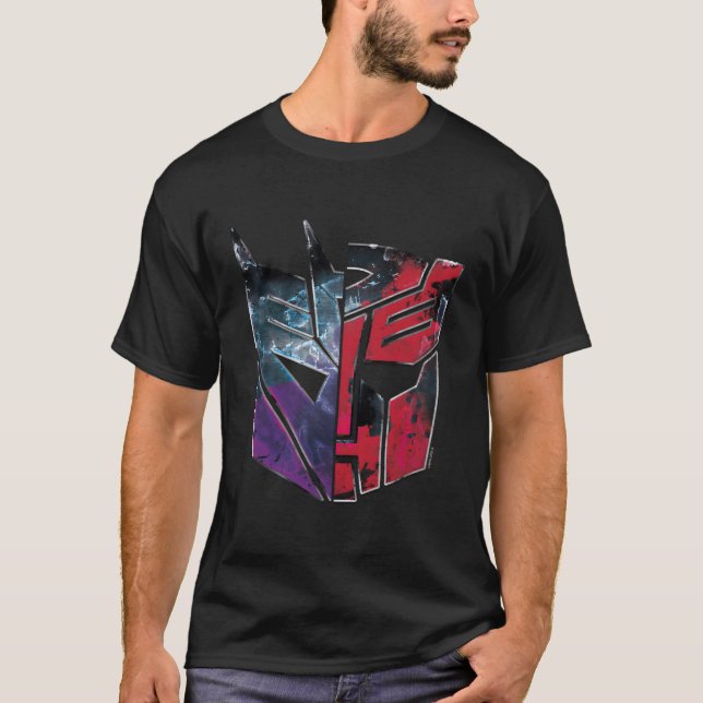 Transformers War For Cybertron Decepticon Autobot  T-Shirt (Front)