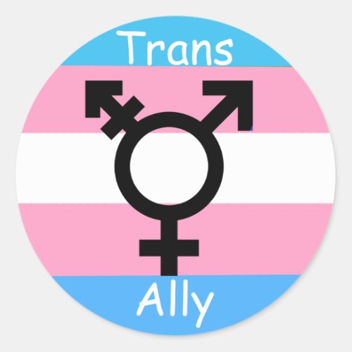 Transgender Ally Awareness Pride Sticker