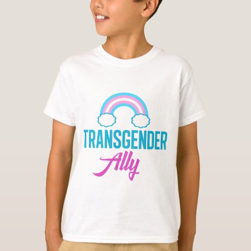 Transgender Ally Cute Kids T_Shirt