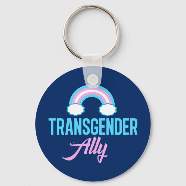 Transgender Ally Keychain (Front)