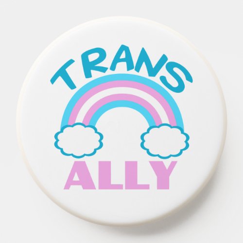 Transgender Ally Trans Flag Rainbow PopSocket