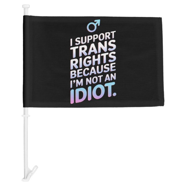 Transgender Ally Trans Pride Flag Support  (Front)