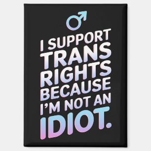 Transgender Ally Trans Pride Flag Support  Magnet