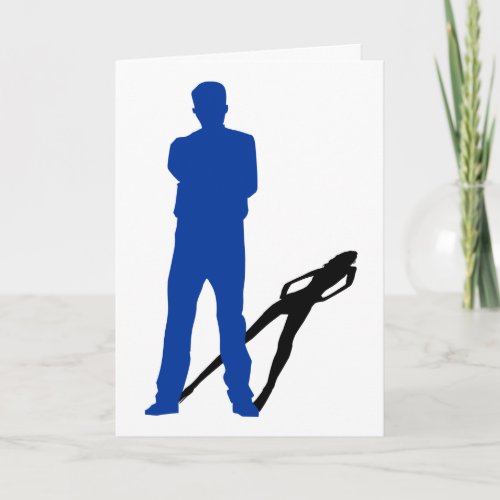 transgender announcement shadow silhouettes card