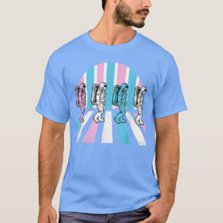 Transgender Astronaut LGBT-Q Space-man Moon Trans T-Shirt