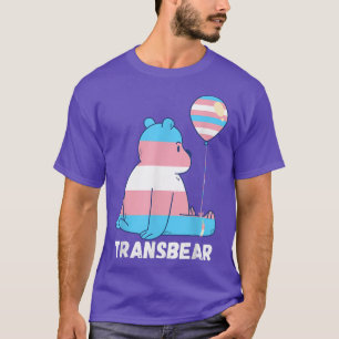 Transgender Ballon Bear Trans Pride Equality LGBTQ T-Shirt