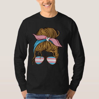 Transgender Bisexual Woman Transsexual Flag Trans T-Shirt