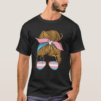 Transgender Bisexual Woman Transsexual Flag Trans T-Shirt