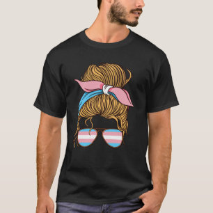 Transgender Bisexual Woman Transsexual Flag Trans T-Shirt