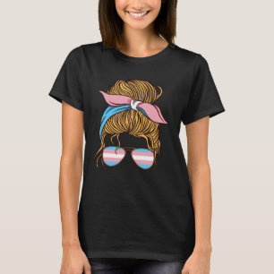 Transgender Bisexual Woman Transsexual Flag Trans T-Shirt
