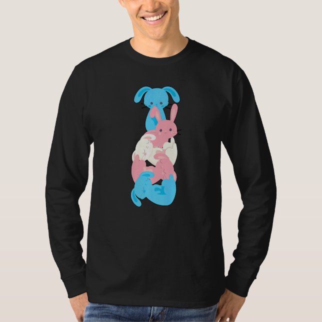 Transgender Bunny Transgender T-Shirt (Front)