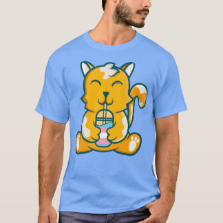 transgender cat bubble tea transgender cat bubble  T-Shirt