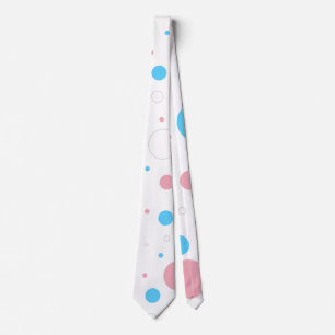 Transgender Color Big Polka Dots Neck Tie