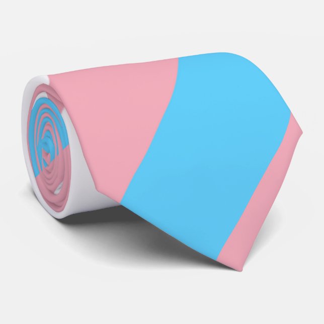 Transgender Colors Krawatte Neck Tie (Rolled)