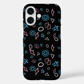 Transgender Colors Shapes iPhone 16 Case