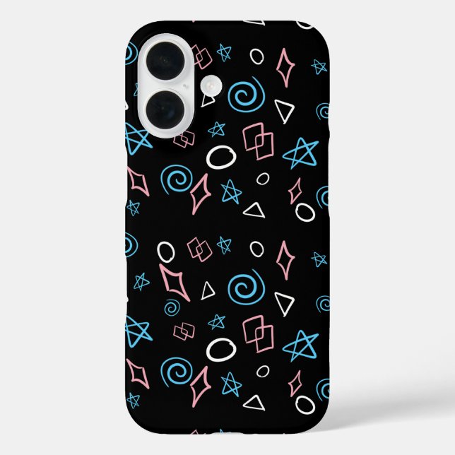 Transgender Colors Shapes Case-Mate iPhone Case (Back)