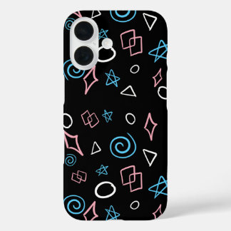 Transgender Colors Shapes iPhone 16 Case