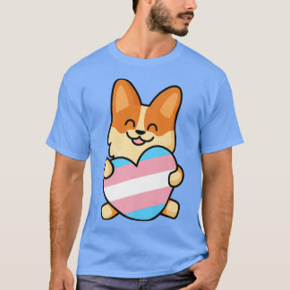 Transgender Corgi Heart Transgender Corgi Heart143 T-Shirt