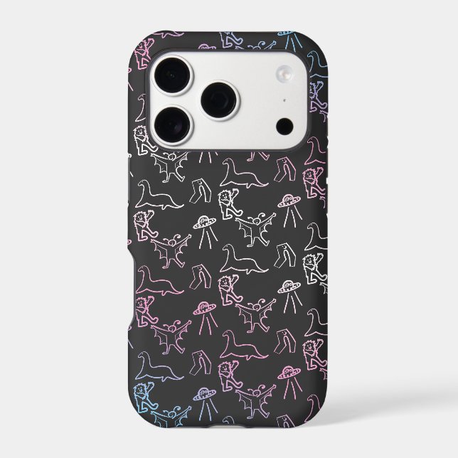 Transgender Cryptid Pride Iphone Case (Back)