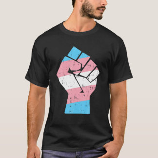 Transgender Fist Pride Rights LGBT Trans Transexua T-Shirt